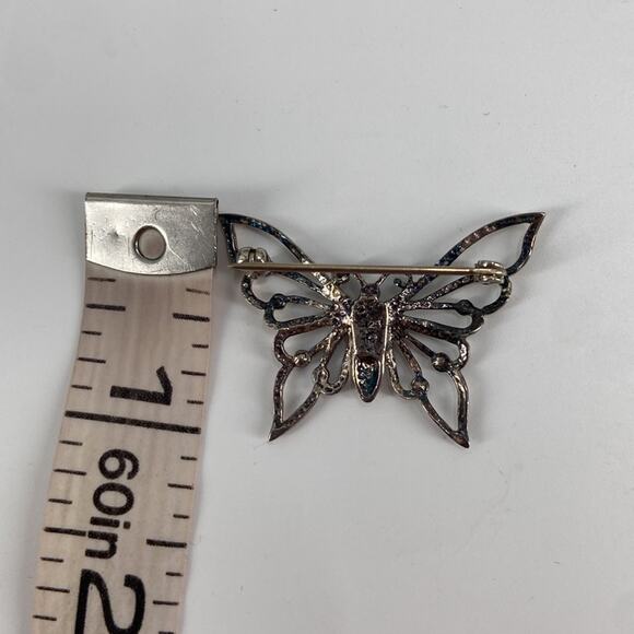 Sterling Silver butterfly brooch - Picture 4 of 5